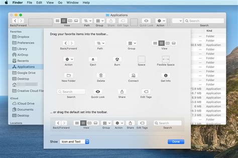 Customizing The Mac S Finder Toolbar