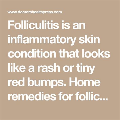 Top 10 Home Remedies for Folliculitis | Home remedies, Remedies, Top 10 ...