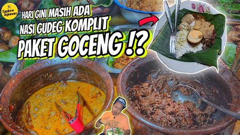 Gudeg Jogja Bu Iin Rasa Enak Cuma Goceng Ada Disini Youtube