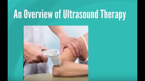 An Overview Of Ultrasound Therapy YouTube