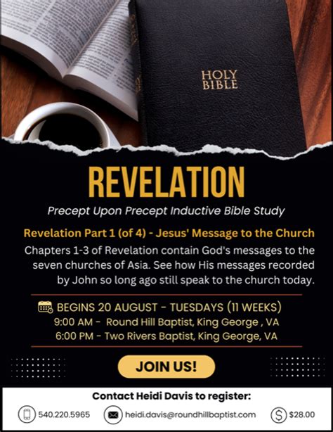 Revelation Study Round Hill Baptist Church