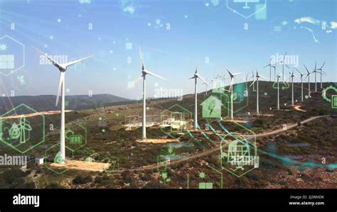 Windkraftanlage Und Technologie Smart Grid Erneuerbare Energien