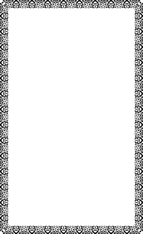 Menu Border Template