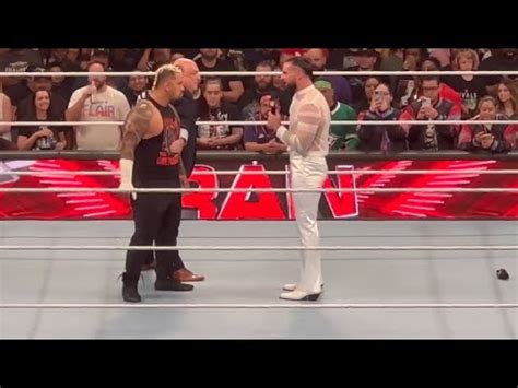 SOLO Sikao With Paul Heyman Challenge Seth Rollins For Match Segment