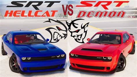 Introducir Imagen Dodge Charger Hellcat Vs Challenger Demon