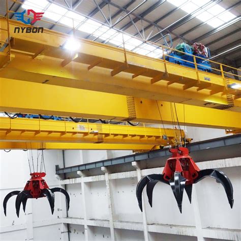 Qz Lifting Bulk Material Grab Bucket Double Girder Overhead Eot Crane