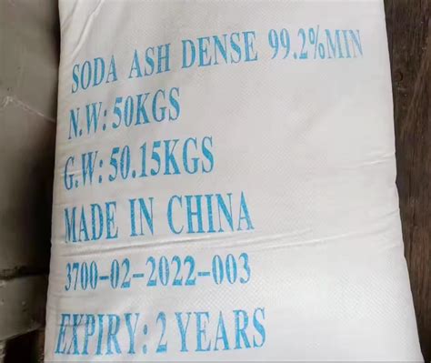 Industrial Grade Na2co3 Light Soda Ash For Spinning And Weaving Soda