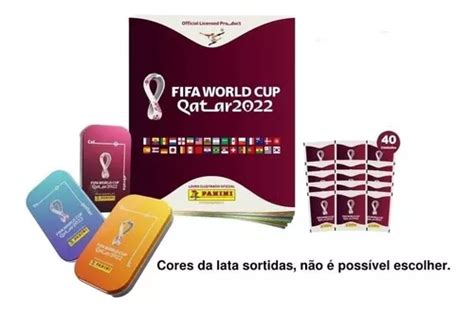 Lbum Brochura Copa Qatar Figurinhas E Lata Pocket Sp