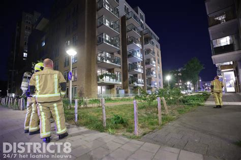 Forse Schade Na Brand Op Balkon President Kennedylaan Den Haag