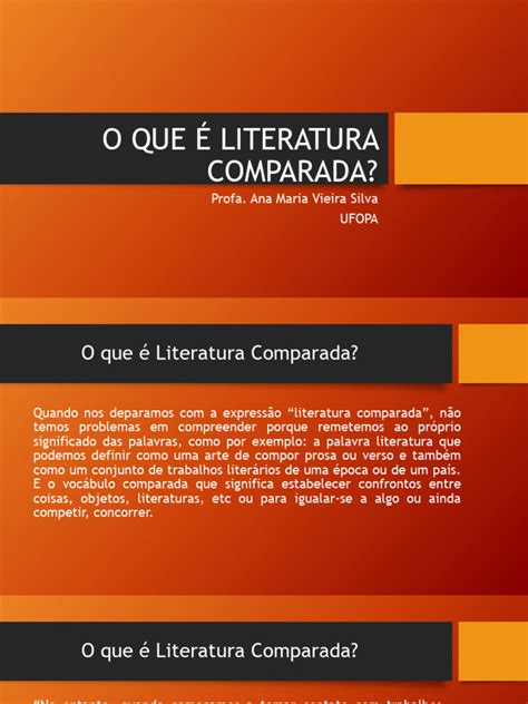 O Que E Literatura Comparada - O Que É Literatura Comparada - 2024 | PDF