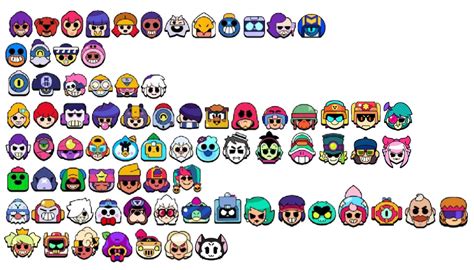 Brawl Stars All Brawlers Pins By Rusupavel On Deviantart