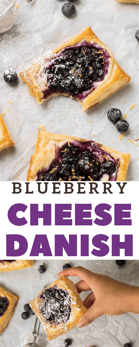 The Easiest Blueberry Cheese Danish With Puff Pastry Lifestyle Of A