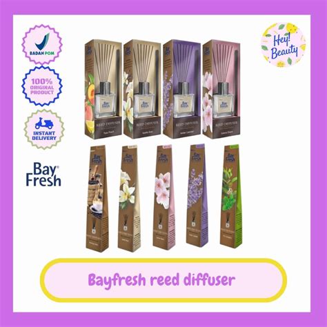 Jual Bayfresh Reed Diffuser Full Set Refill Vanilla Bean Mint