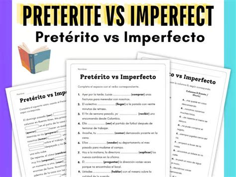 Preterito O Imperfecto Worksheet
