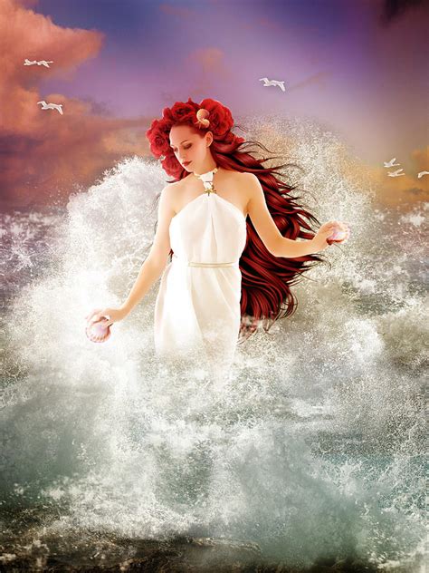 Aphrodite Digital Art By Karen Howarth Pixels