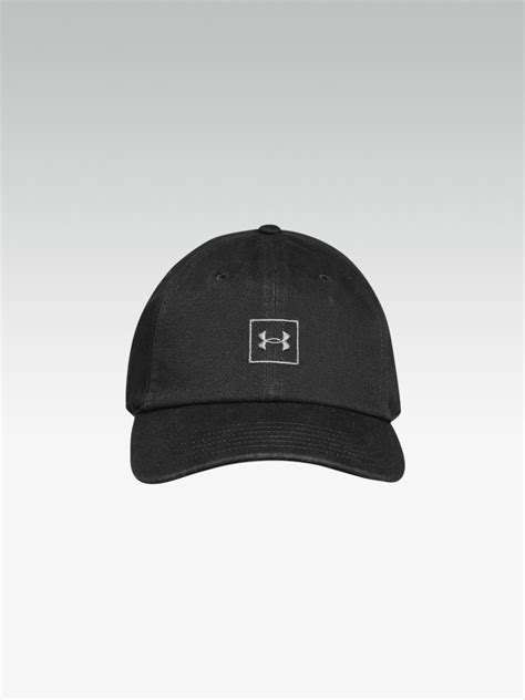 Buy Under Armour Men Black Solid Washed Baseball Cap Caps For Men