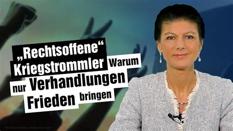 Rechtsoffene Kriegstrommler Warum Nur Verhandlungen Frieden Bringen