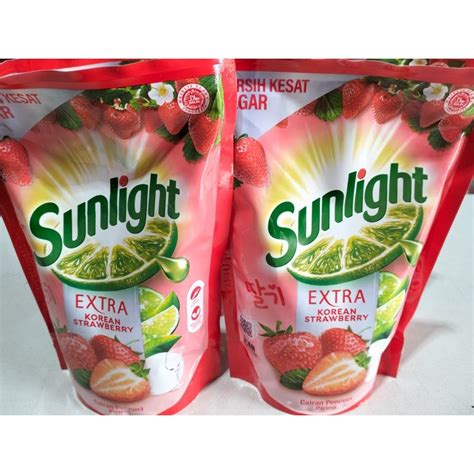 Jual Sunlight Korean Strawberry Cairan Pencuci Piring Refill Ukuran