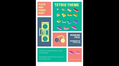 Tetris Theme Flute And Piano Sheet Music Youtube