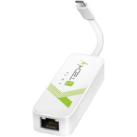 Adattatore Convertitore Usb C Ethernet Gigabit Rj Lan Techly