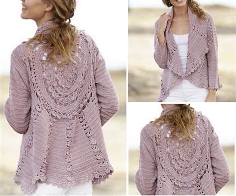 DIY Crochet Lace Jacket Free Pattern The WHOot Crochet Jacket