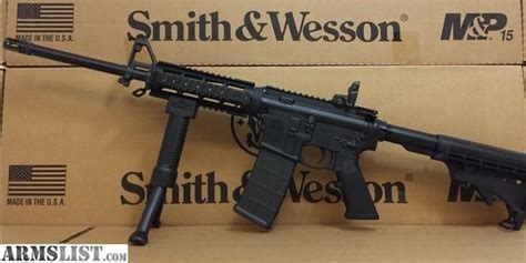 ARMSLIST For Sale Smith Wesson AR 15 M P15 Sport 2 With Quad Rail