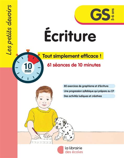 Les Petits Devoirs Criture Gs La Librairie Des Ecoles