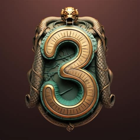 Premium AI Image | Number 3