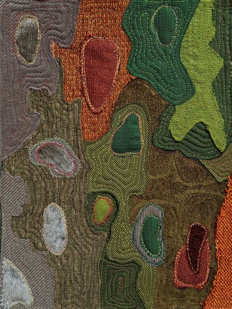 The Tree Bark Quilt Series Any Texture Textile Art By Zwia Lipkin Artofit