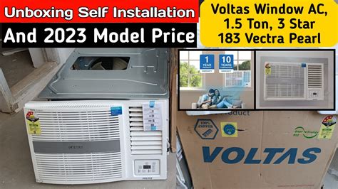 Voltas 1 5 Ton 3 Star Fixed Speed Window Ac 2023 Model 183 Vectra