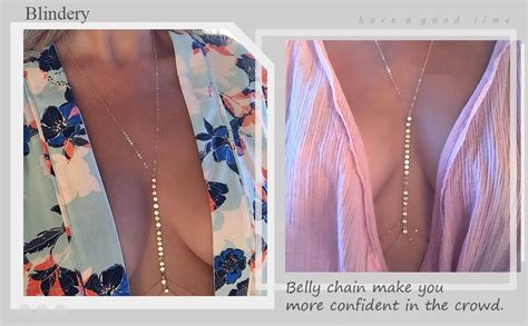 Amazon Chicque Sexy Body Chain Jewelry Gold Sequins Body Jewelry