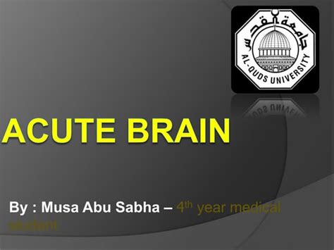 acute brain pptx