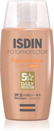 Isdin Fotoprotector Fusionwater Fluide Protecteur Teint Pour Visage