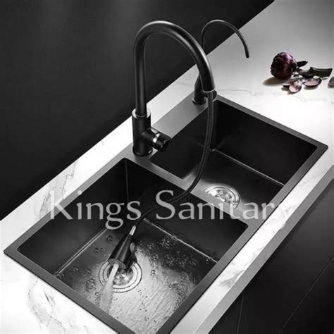 Jual Paket Kitchen Sink Inobe Valpra Black Kran Tarik Bak Cuci