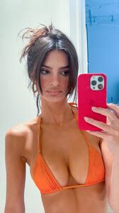 Insta Emily Ratajkowski Orange Bikini Top Phun Org Forum