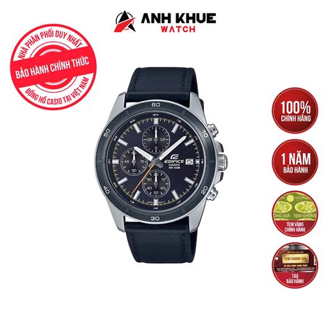 Mua Đồng Hồ Casio Edifice Dây Da EFR 526L 2CVUDF tại ANH KHUE WATCH