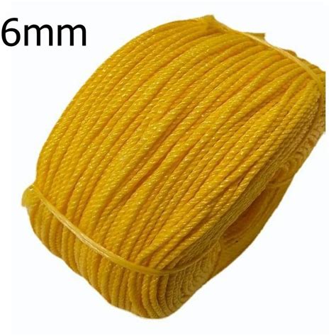 Yellow 6mm Nylon Polypropylene Rope For Rappelling At Rs 136 Kg In Latur