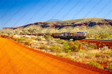 Pilbara Iron Ore Train 69677 Photo Photograph Image R A Stanley