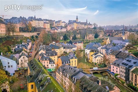 Skyline of old town Luxembourg City from top view 944844238 게티이미지뱅크