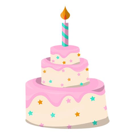 Pastel De Cumpleaños Ilustración Postre Descargar Png Svg