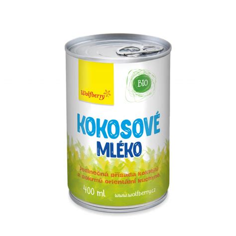 BIO Mleko Kokosowe Wolfberry GymBeam Pl