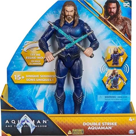 Aquaman Dc Double Strike Figura Electronica Cm Cuotas Sin Inter S