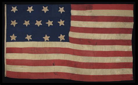 Antique American Flag With 13 Stars An Extraordinary Survivor Of The