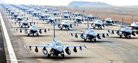 North Korea S Fleet Of F16 S Fighter Jets Elephant Walk Military Aircraft