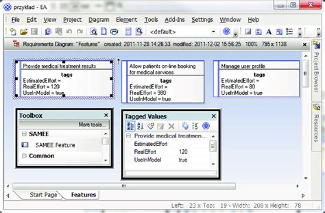 Enterpise Architect With Sample Feature Diagram Download Scientific