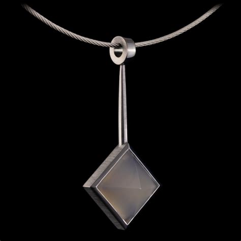 Cube Pendant Isabelle Capitain Handmade Jewellery