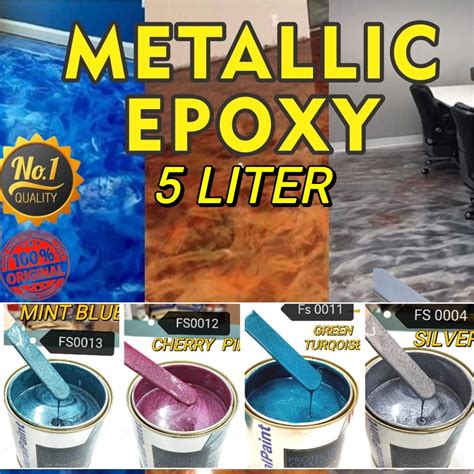 Metallic Epoxy Paint 5L METALLIC EPOXY FLOOR PAINT FEDERAL PAINT