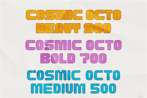 Cosmic Octo Display Typeface Font Free Download Opfonts