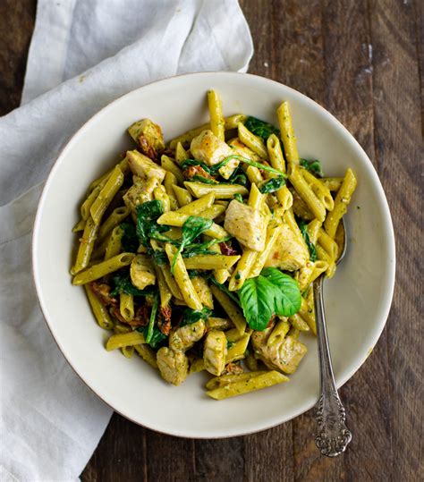 Creamy Pesto Chicken Pasta Gotham Greens