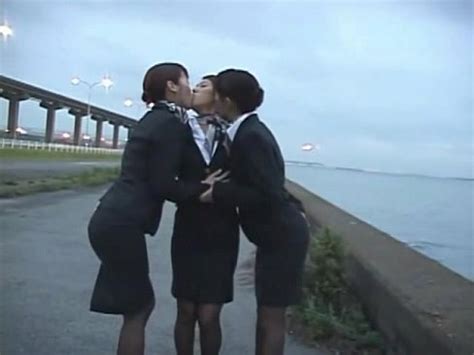 Japanese Lesbian Airline Stewardess Girls Kissing Xvideos Hot Sex Picture